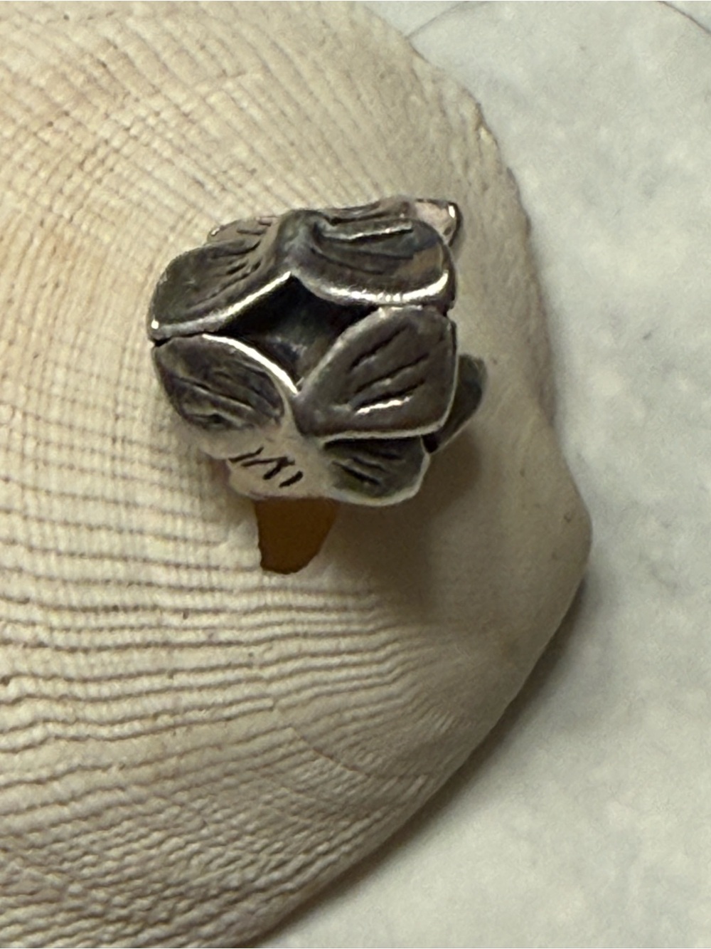 Trollbeads Sterling Silver Retired Butterfly Charm